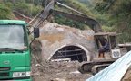 隧道工程大量崩坍